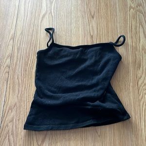 Black crop top